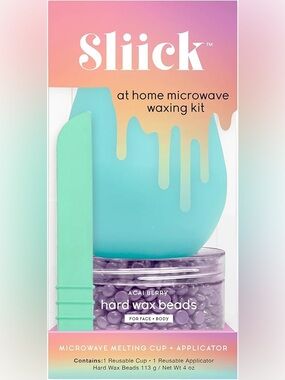 Sliick At Home Microwave Waxing Kit - Açaí Berry